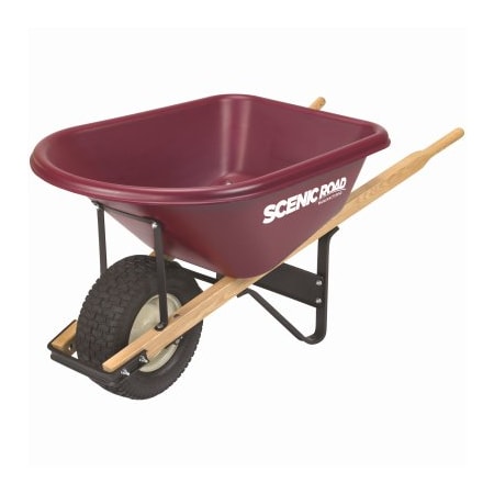 Scenic Road Mfg 6CUFT Maro Wheelbarrow M6-1T